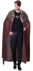 Location Déguisement Cape Chevalier Marron / Location Costume Cape Viking Marron / La Maison Du Déguisement