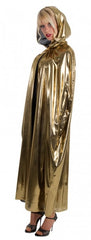 Cape Dorée métallisée avec capuche / Cape avec capuche Or / La Maison Du Déguisement