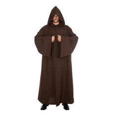 Cape Knight Avec Capuche Marron / Cape Jedi Marron / Cape Stars wars Guerre des étoiles Marron / La Maison Du Déguisement