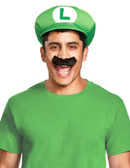 Casquette Luigi Officielle / Casquette Luigi avec moustache / La Maison Du Déguisement