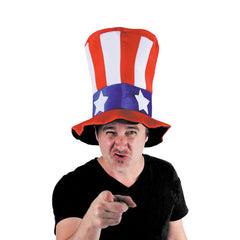 Chapeau Oncle Sam / Chapeau Haut de Forme Etats Unis / La Maison Du déguisement