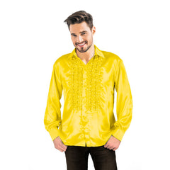 Chemise Disco Jaune / Chemise Partie Jaune / la Maison Du Déguisement