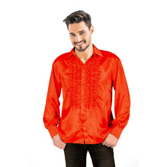 Chemise Disco Rouge / Chemise Partie Rouge / la Maison Du Déguisement