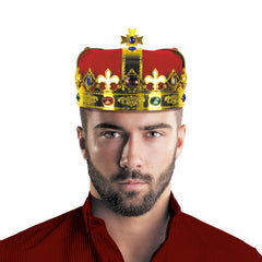 Couronne De Roi Métal Doré / Couronne Royal Luxe / La Maison Du Déguisement