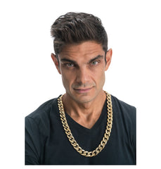 Collier Bling Bling Dorée / Chaîne Pimp Dorée / La Maison du Déguisement