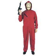 Costume Casa de Papel Luxe / Costume Combinaison Rouge Bandit / La Maison Du Déguisement