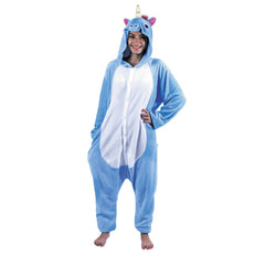 Déguisement Licorne Bleu / Costume Kigurumi Licorne bleue / La Maison Du Déguisement