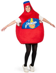 Déguisement Bouteille d’Orangina Rouge Adulte / Costume Bouteille d’Orangina Rouge / La Maison Du Déguisement