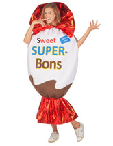 Location Déguisement Confiserie Superbon Adulte / Location Costume Humour Bonbon Kinder Chocobon / Location Costume BonBon Kinder Surprise / La Maison Du Déguisement