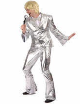 Déguisement Disco Argent brillant / Costume Disco Argent Homme / La Maison Du déguisement