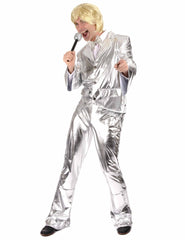 Déguisement Disco Argent brillant / Costume Disco Argent Homme / La Maison Du déguisement