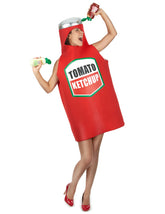 Déguisement Bouteille de Ketchup Femme / Costume Ketchup Femme / La Maison du Déguisement