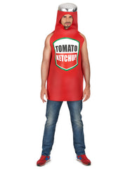 Déguisement ketchup Homme / Costume Bouteille de ketchup / La Maison Du Déguisement