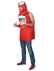 Déguisement ketchup Homme / Costume Bouteille de ketchup / La Maison Du Déguisement
