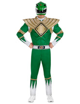 Location Déguisement Power Ranger™ Vert Adulte / Location Costume Power Ranger™ Vert Homme / La Maison Du Déguisement