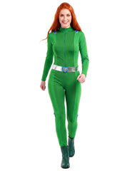 Déguisement Totally Spies™ vert Sam Femme / Costume Combinaison Espionne Vert / La Maison Du Déguisement