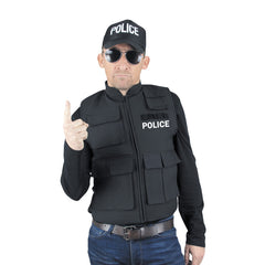 Déguisement Gilet pare balles Police / Costume Gilet Pare-Balles Policière / Gilet Police / La Maison Du Déguisement