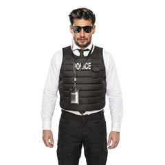 Déguisement Gilet Pare-Balles Police Adulte / Costume Gilet Pare-Balles Policier / La Maison Du Déguisement