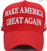 Casquette Donald Trump Make America Great Again / Casquette MAGA Rouge / Casquette The President Américain / La Maison Du Déguisement