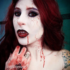 Lentilles fantaisie journalière opaque Belle / Lentilles Vampire 7 jours Bella Volturi / La Maison Du Déguisement