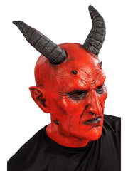 Masque Diable Latex / Masque Halloween Krampus Démon Rouge / La Maison Du Déguisement