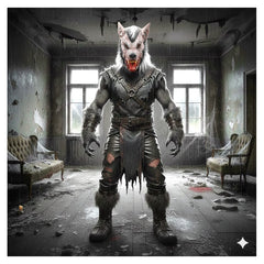 Masque Loup Garou / Masque Intégral Loup Garou / La Maison du Déguisement