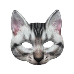 Masque En Tissu Chat / Demi Masque Chat / La Maison Du déguisement