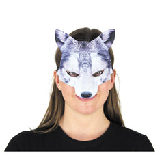 Masque En Tissu Loup / Demi Masque Loup / La Maison Du déguisement