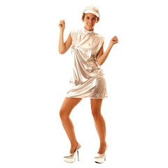 Déguisement Robe Disco Argent / Costume Robe Disco Style Argent / La Maison Du Déguisement