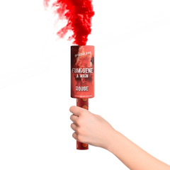 Fumigène à Main Rouge / FUMIGENE A MAIN 45 SEC ROUGE / La Maison Du Déguisement