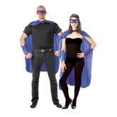 Set Cape Super Héros Bleu Homme / Kit Cape Super-Héros Bleu Homme / La Maison du Déguisement