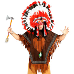 Déguisement Poncho Indien Adulte / Costume Poncho Western Homme / La Maison Du Déguisement