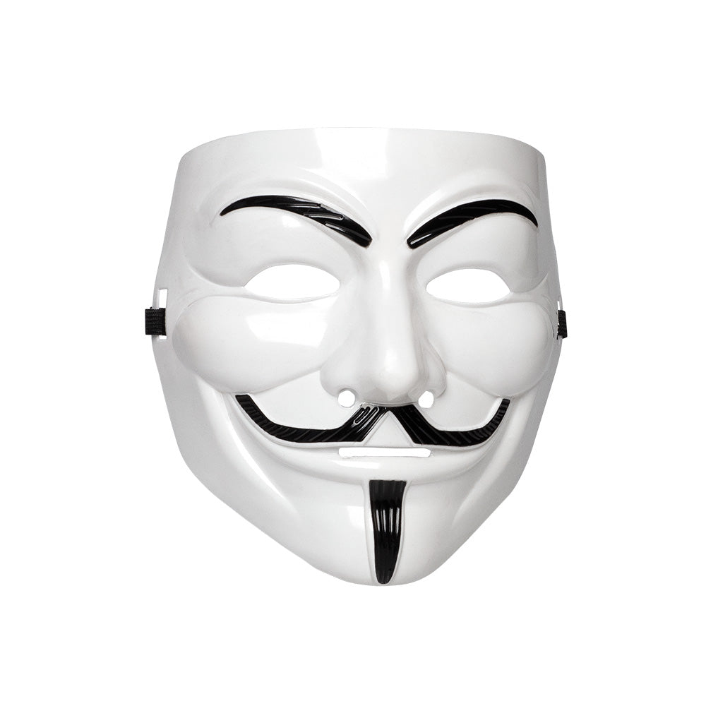 Masque Anonyme / Masque Anonymous V pour Vendetta Blanc / La Maison Du déguisement