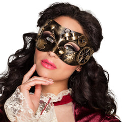 Masque Steampunk Adulte / Loup Steampunk Effet Métal / Lunettes Steampunk / La Maison Du Déguisement