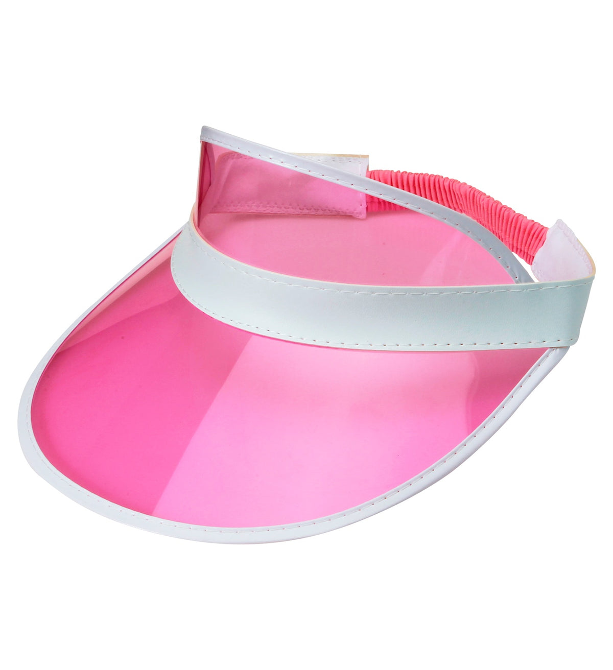 Casquette visière Néon Rose / visière poker Rose / Chapeau Visière Rose / La Maison du Déguisement