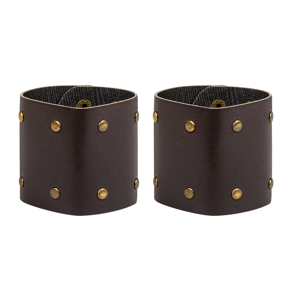 Paire De Bracelets Roman En Simili Cuir / Set 2 Bracelets Roman / Bracelets Gladiateur Marron / La Maison Du Déguisement