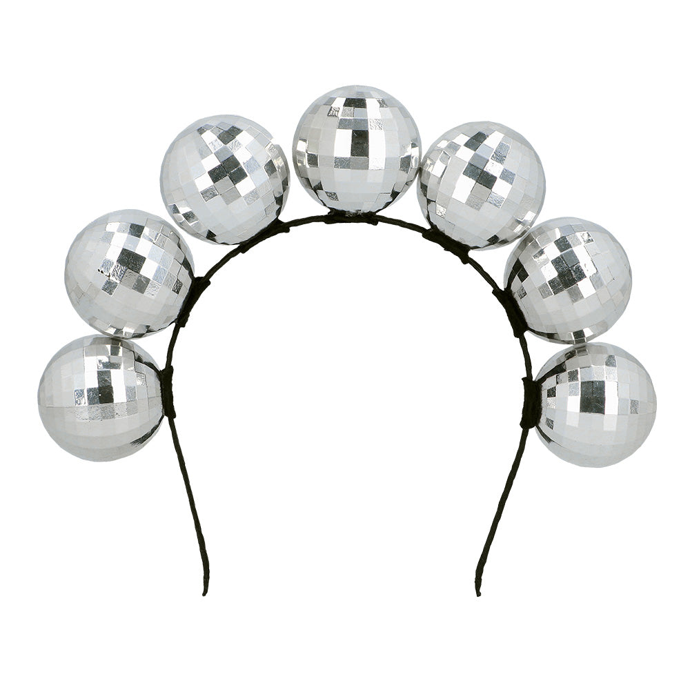 Serre Tête Boule Disco / Diadème Disco Fever / Tiare Disco fever / La Maison du Déguisement