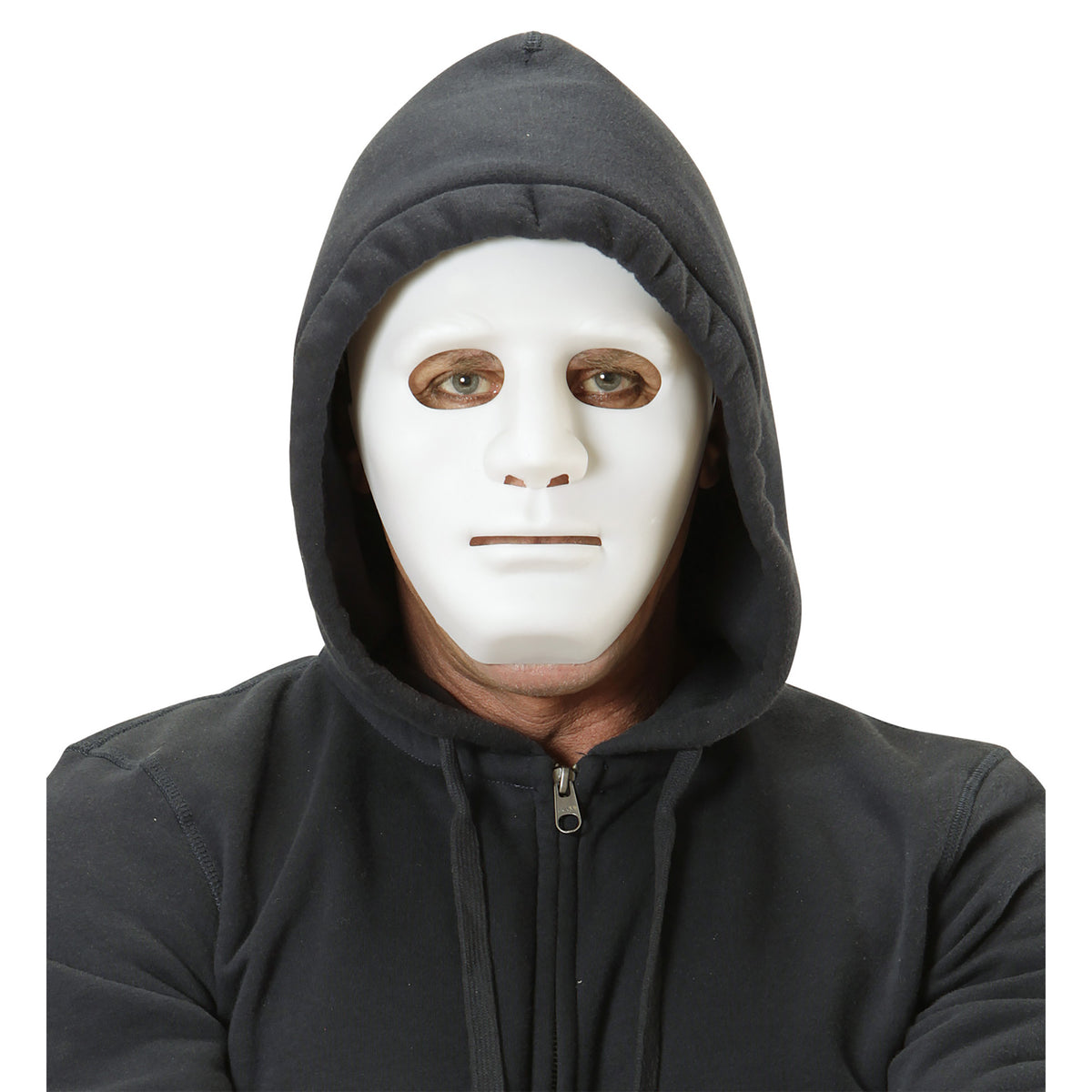 Masque Visage Blanc / Masque Anonyme blanc / La Maison Du Déguisement