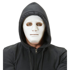 Masque Visage Blanc / Masque Anonyme blanc / La Maison Du Déguisement