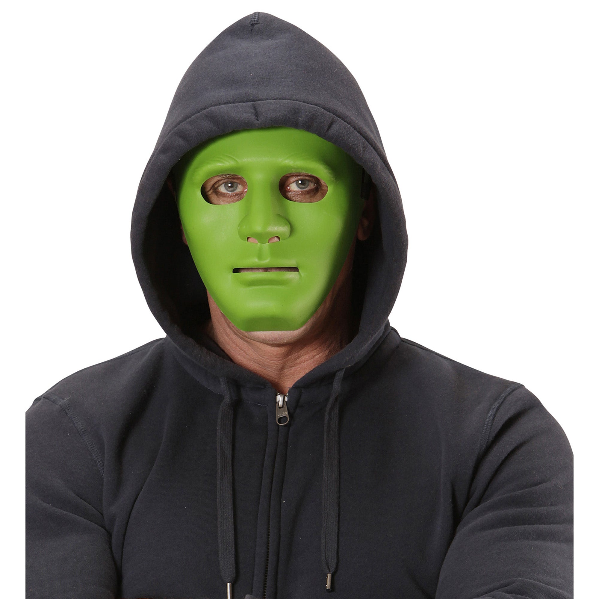 Masque vert Anonyme / Masque Neutre vert / La Maison Du Déguisement