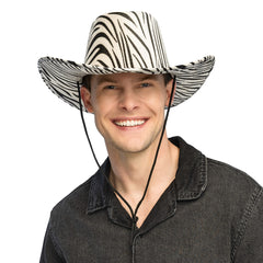 Chapeau Cowboy Zèbre / Chapeau Western Zèbre / La Maison Du Déguisement