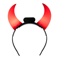 Cornes De Diable Rouge Lumineuses / Tiare LED Cornes De Diable / Serre Tête De Diable / La Maison Du Déguisement