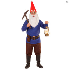 Location Déguisement Nain Bleu Adulte / Location Costume Lutin Bleu Homme / La Maison Du Déguisement