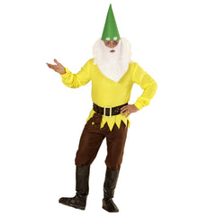 Déguisement Nain Jaune Adulte / Costume Lutin Jaune Homme / La Maison Du Déguisement