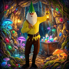 Déguisement Nain Jaune Adulte / Costume Lutin Jaune Homme / La Maison Du Déguisement