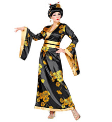 Déguisement Japonaise Noir Femme / Costume Geisha Adulte / La Maison Du Déguisement