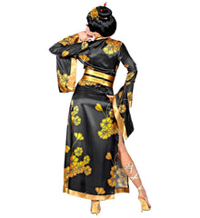 Déguisement Japonaise Noir Femme / Costume Geisha Adulte / La Maison Du Déguisement