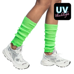 Guêtres Années 80 Vert Disco / Jambières Vert Fluo / La Maison Du Déguisement