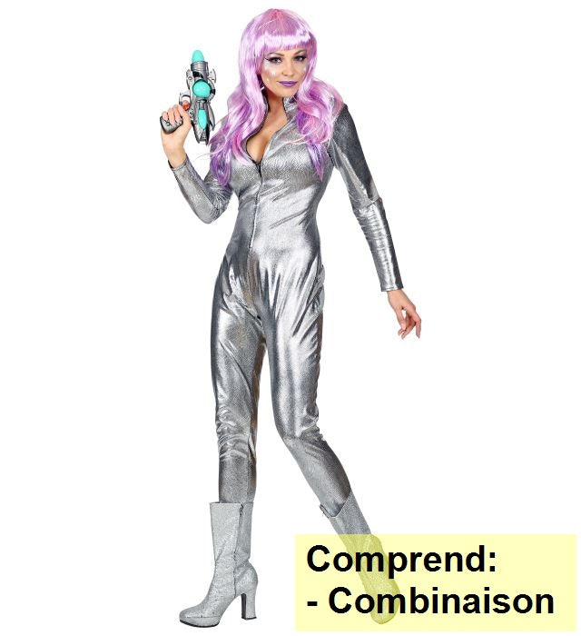 Déguisement Femme De L'espace Adulte / Costume Combinaison Spacegirl Futuriste Femme / La Maison Du Déguisement