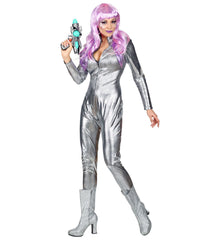 Location Déguisement Femme De L'espace Adulte / Location Costume Combinaison Spacegirl Futuriste Femme / La Maison Du Déguisement